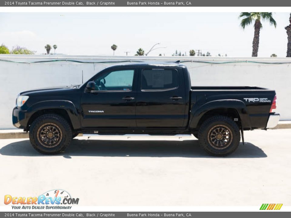 2014 Toyota Tacoma Prerunner Double Cab Black / Graphite Photo #8