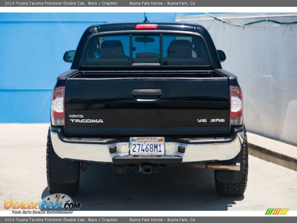 2014 Toyota Tacoma Prerunner Double Cab Black / Graphite Photo #9