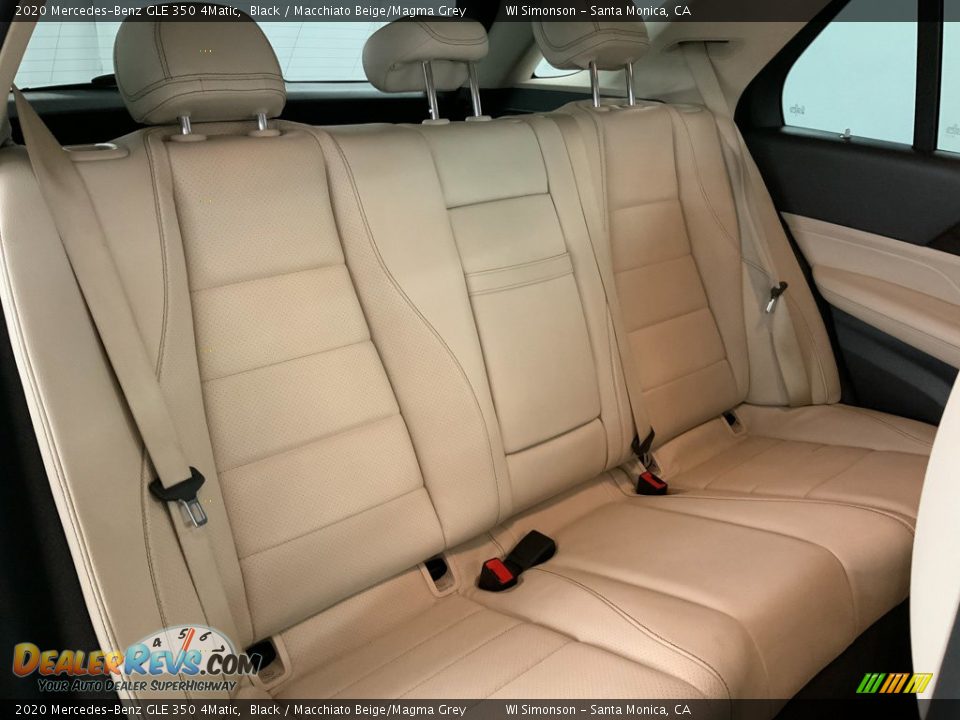 2020 Mercedes-Benz GLE 350 4Matic Black / Macchiato Beige/Magma Grey Photo #34