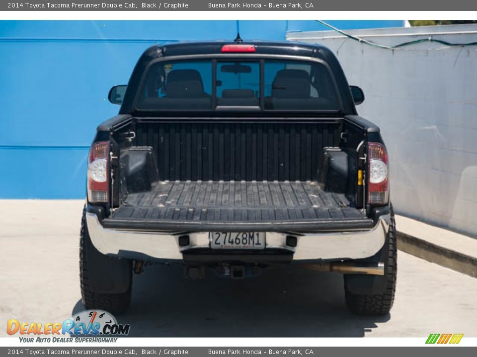 2014 Toyota Tacoma Prerunner Double Cab Black / Graphite Photo #10