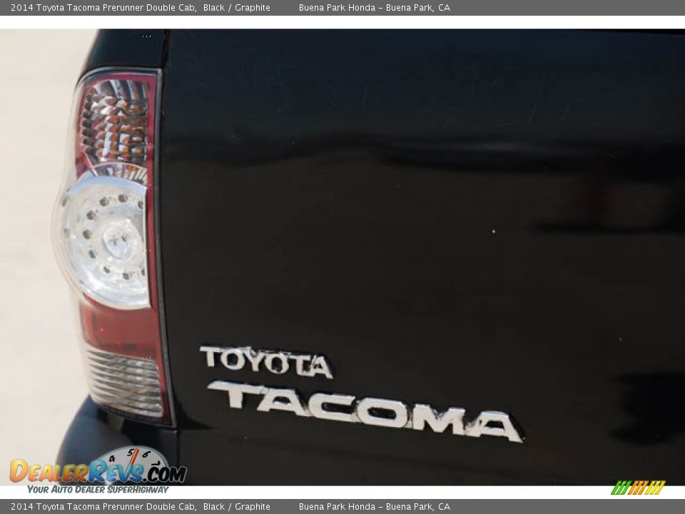 2014 Toyota Tacoma Prerunner Double Cab Black / Graphite Photo #11