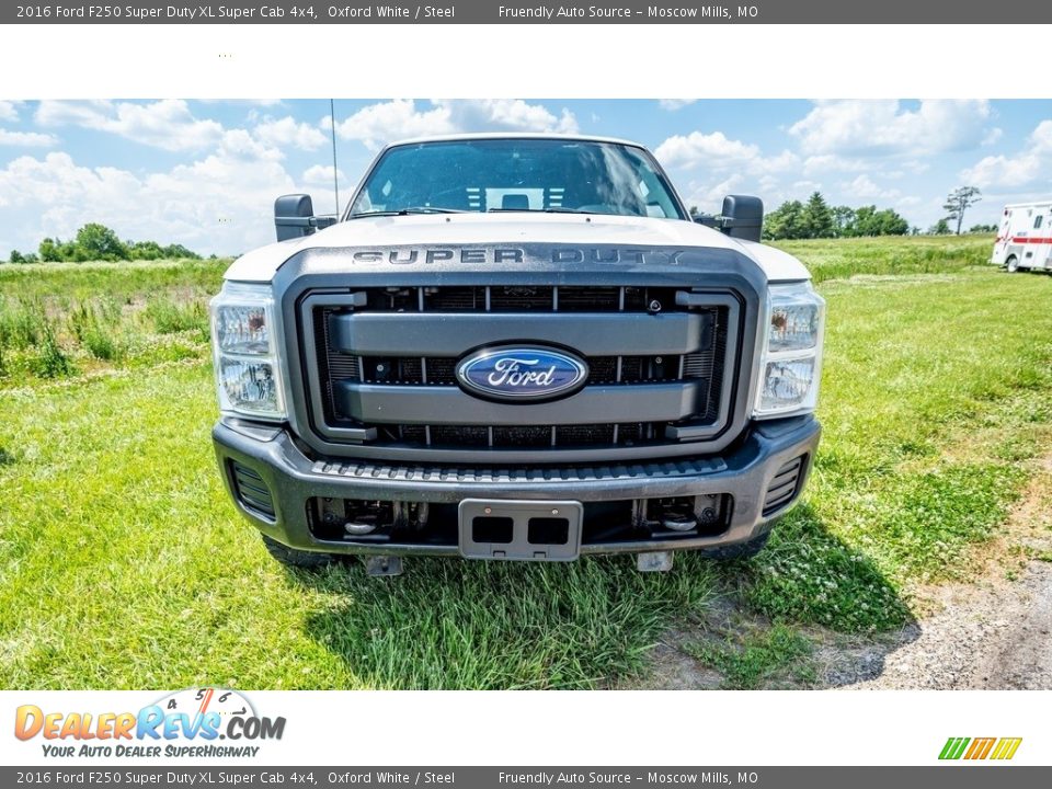 2016 Ford F250 Super Duty XL Super Cab 4x4 Oxford White / Steel Photo #12