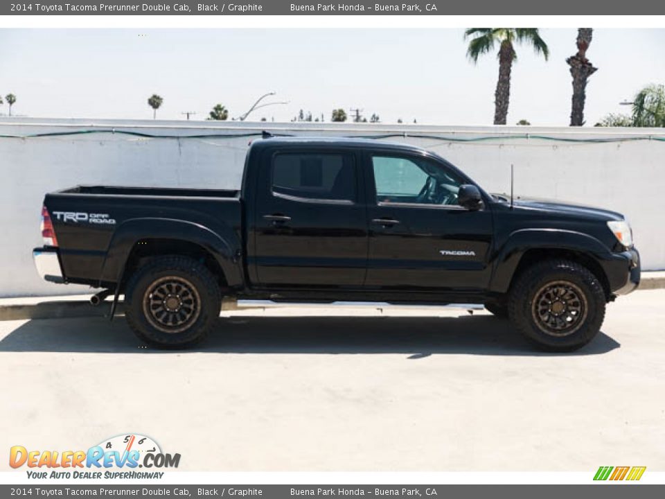 2014 Toyota Tacoma Prerunner Double Cab Black / Graphite Photo #14