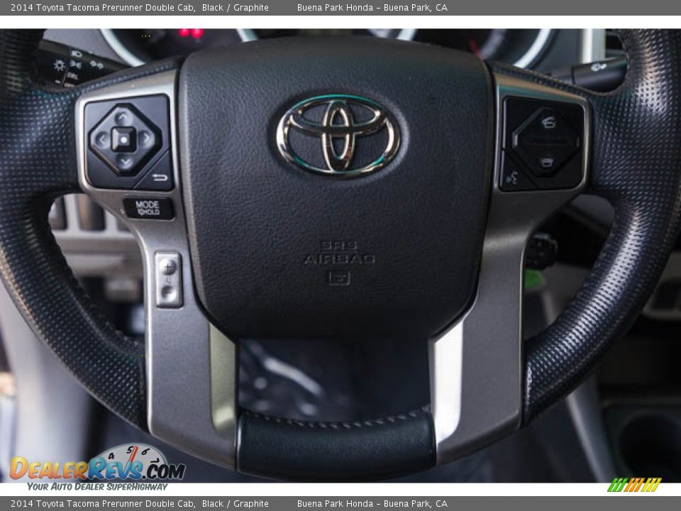 2014 Toyota Tacoma Prerunner Double Cab Black / Graphite Photo #15