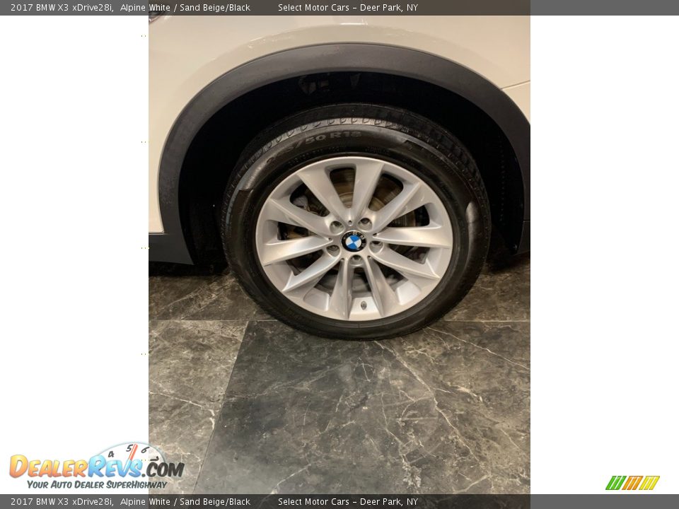 2017 BMW X3 xDrive28i Alpine White / Sand Beige/Black Photo #6