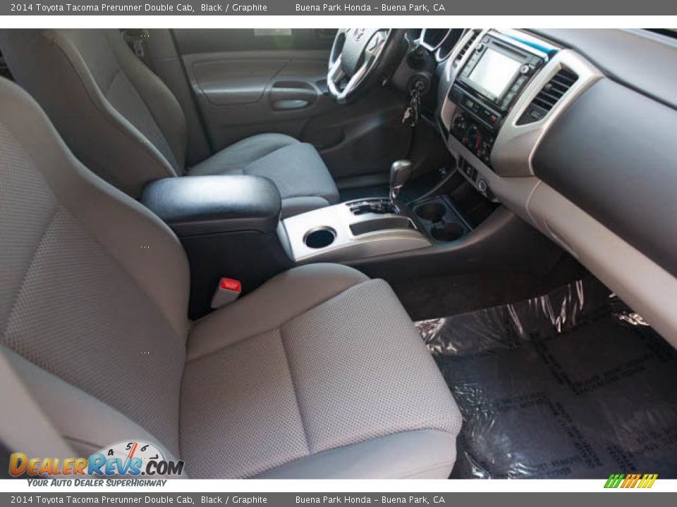 2014 Toyota Tacoma Prerunner Double Cab Black / Graphite Photo #21