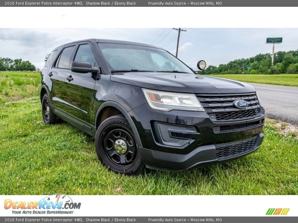 2016 Ford Explorer Police Interceptor 4WD Shadow Black / Ebony Black Photo #1