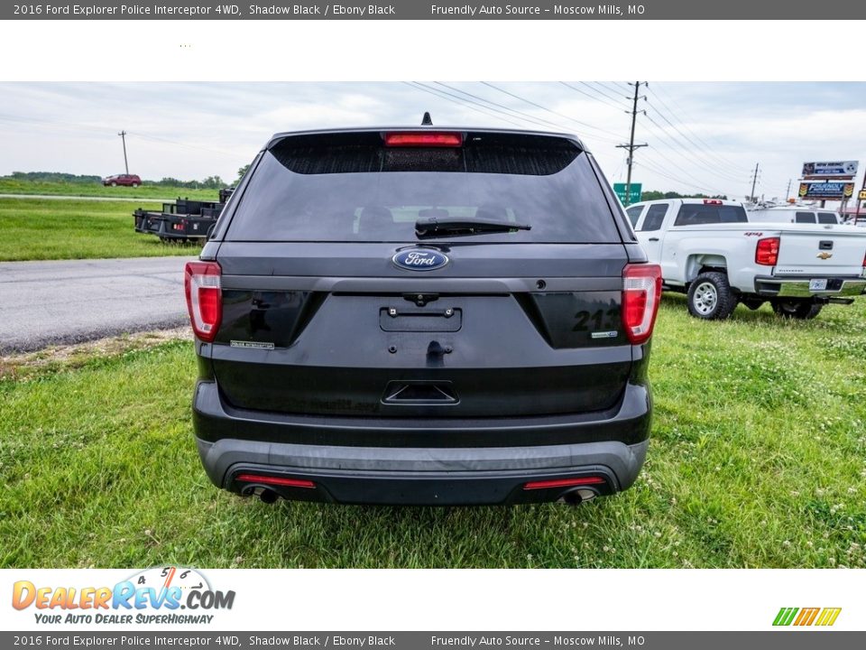 2016 Ford Explorer Police Interceptor 4WD Shadow Black / Ebony Black Photo #5