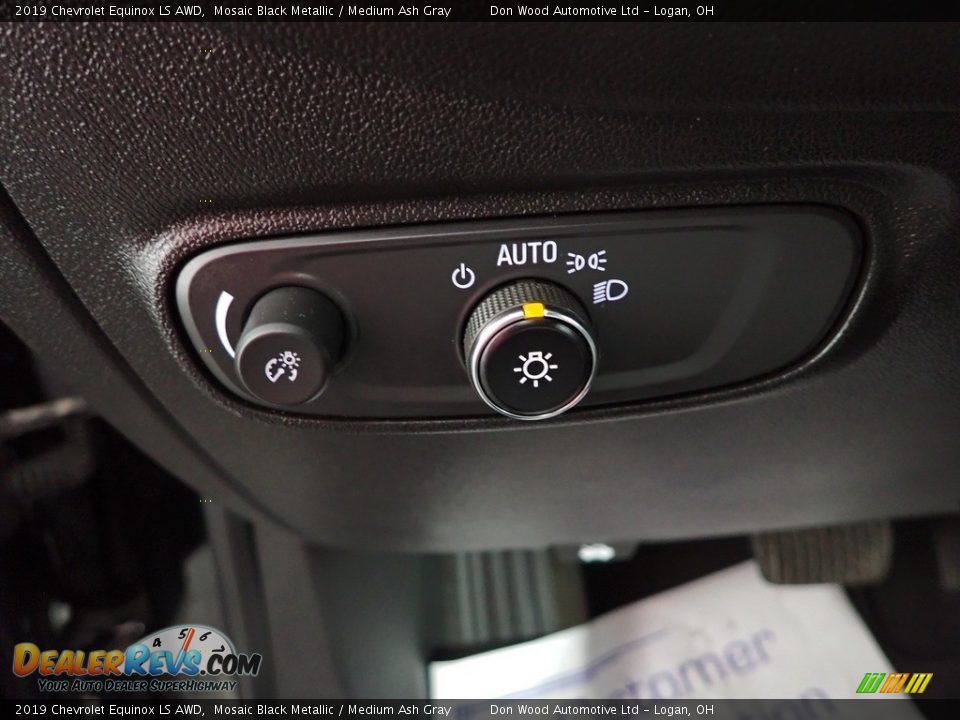 2019 Chevrolet Equinox LS AWD Mosaic Black Metallic / Medium Ash Gray Photo #14