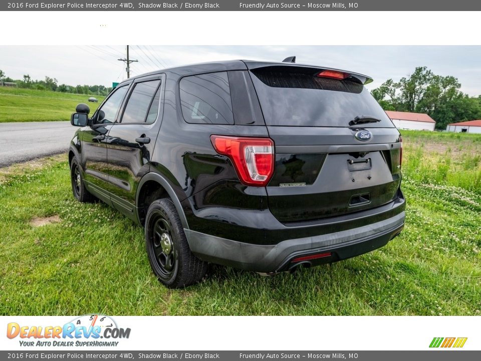 2016 Ford Explorer Police Interceptor 4WD Shadow Black / Ebony Black Photo #6