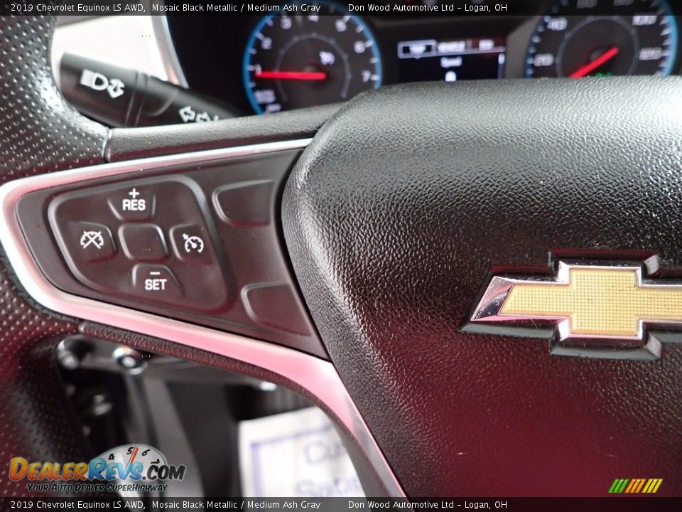 2019 Chevrolet Equinox LS AWD Mosaic Black Metallic / Medium Ash Gray Photo #15