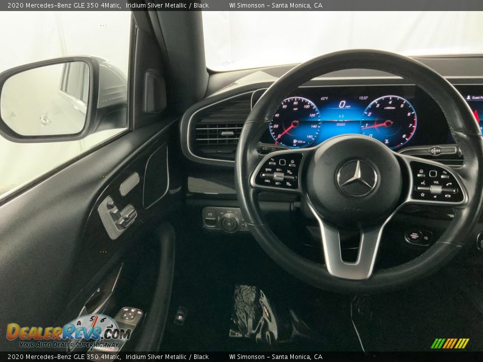 2020 Mercedes-Benz GLE 350 4Matic Iridium Silver Metallic / Black Photo #24