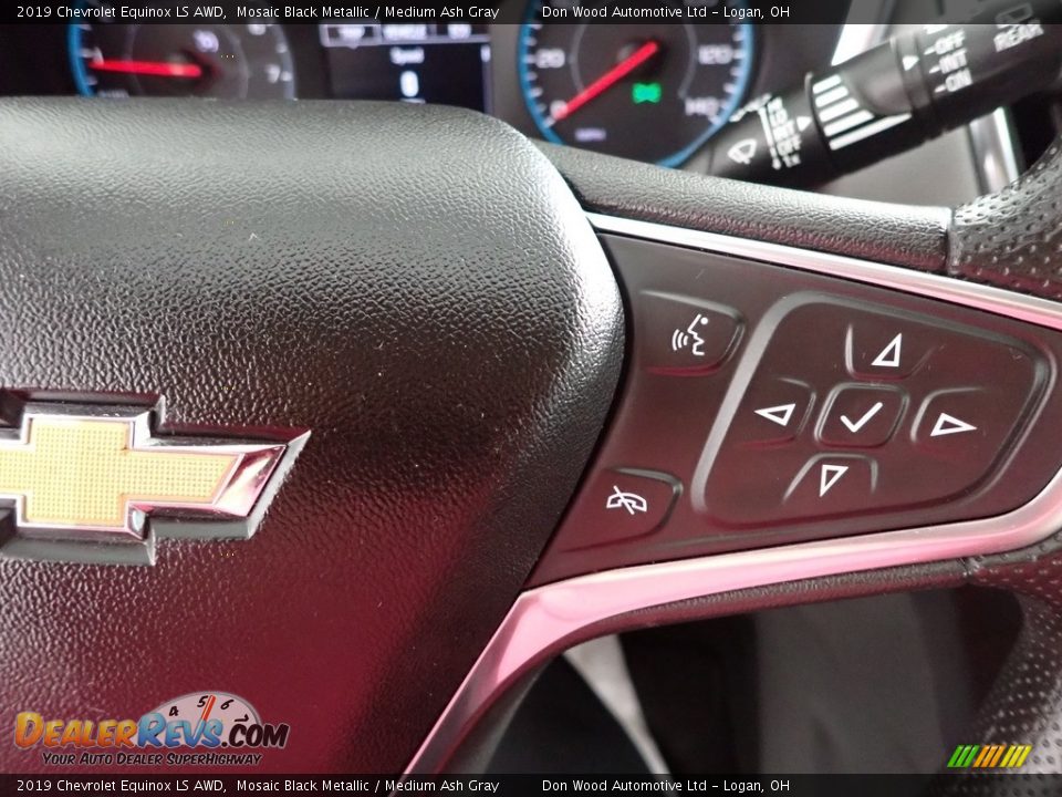 2019 Chevrolet Equinox LS AWD Mosaic Black Metallic / Medium Ash Gray Photo #16