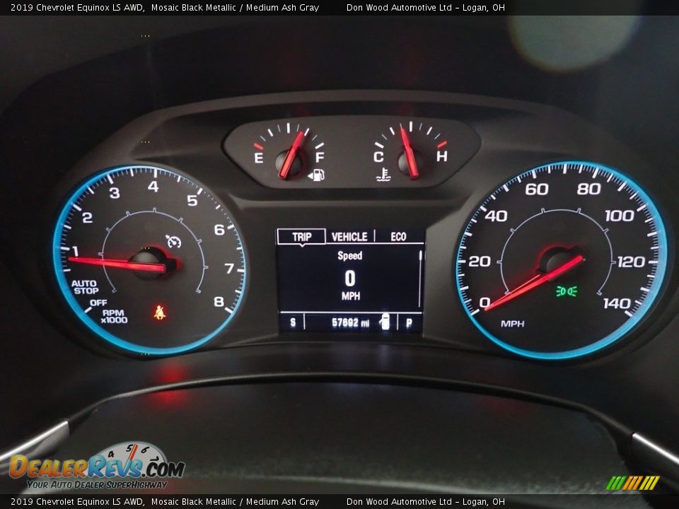 2019 Chevrolet Equinox LS AWD Mosaic Black Metallic / Medium Ash Gray Photo #17