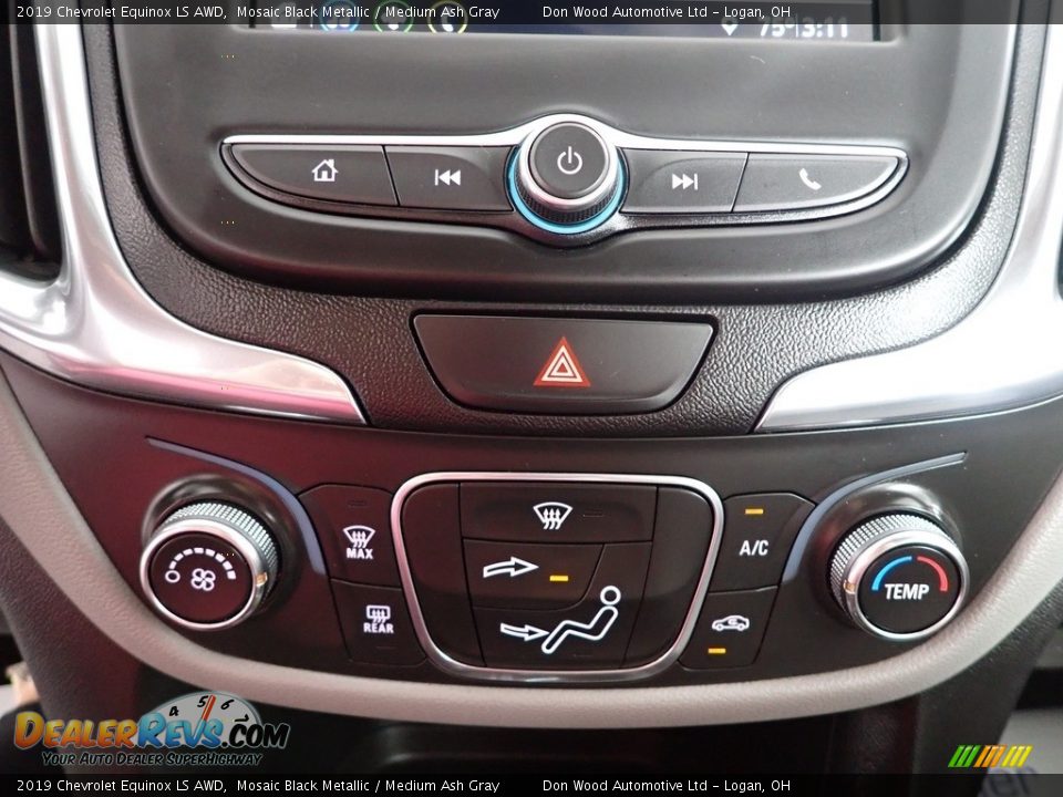 2019 Chevrolet Equinox LS AWD Mosaic Black Metallic / Medium Ash Gray Photo #18