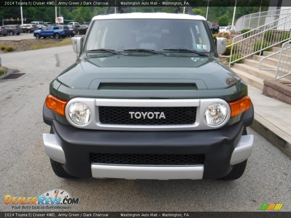 2014 Toyota FJ Cruiser 4WD Army Green / Dark Charcoal Photo #13