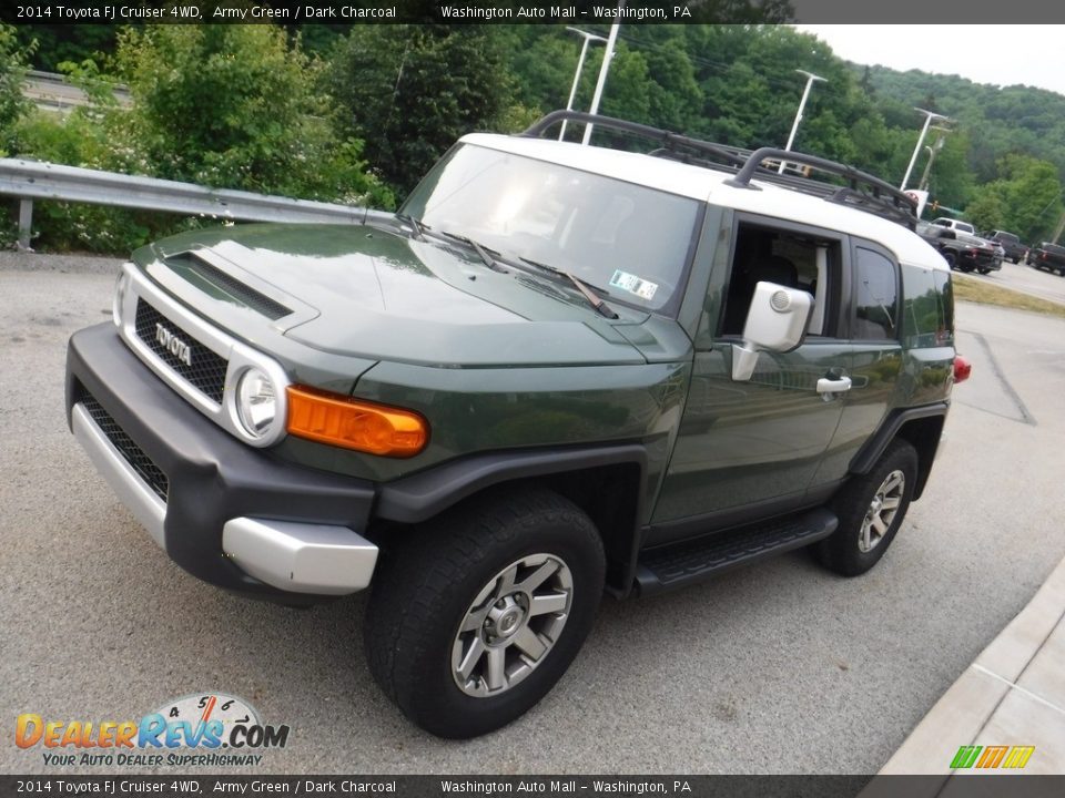 2014 Toyota FJ Cruiser 4WD Army Green / Dark Charcoal Photo #14