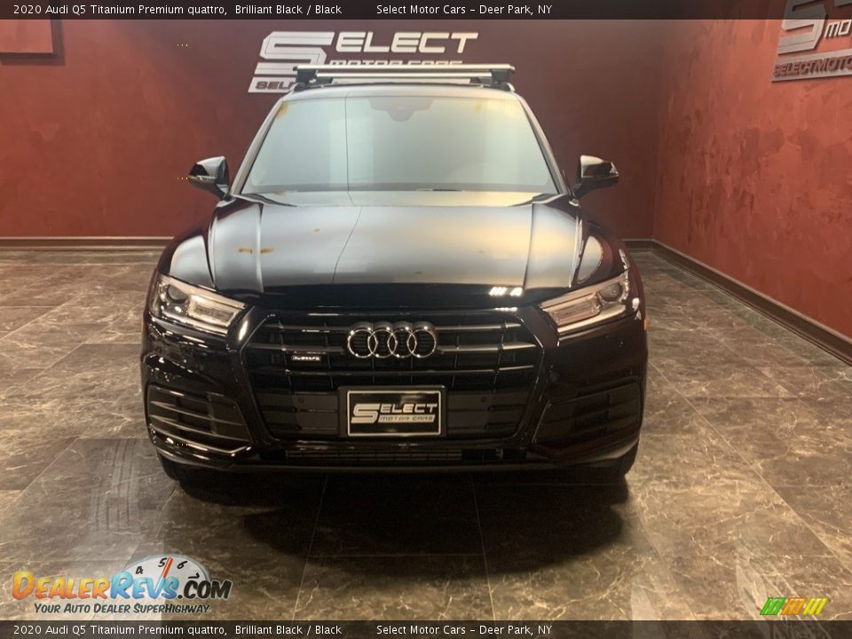 2020 Audi Q5 Titanium Premium quattro Brilliant Black / Black Photo #2