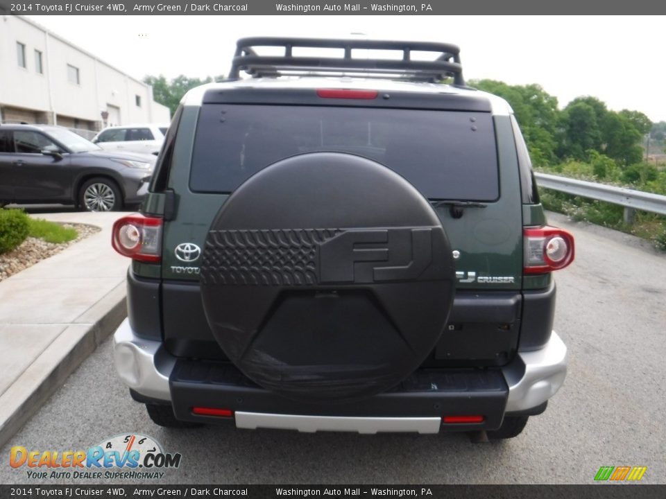 2014 Toyota FJ Cruiser 4WD Army Green / Dark Charcoal Photo #16