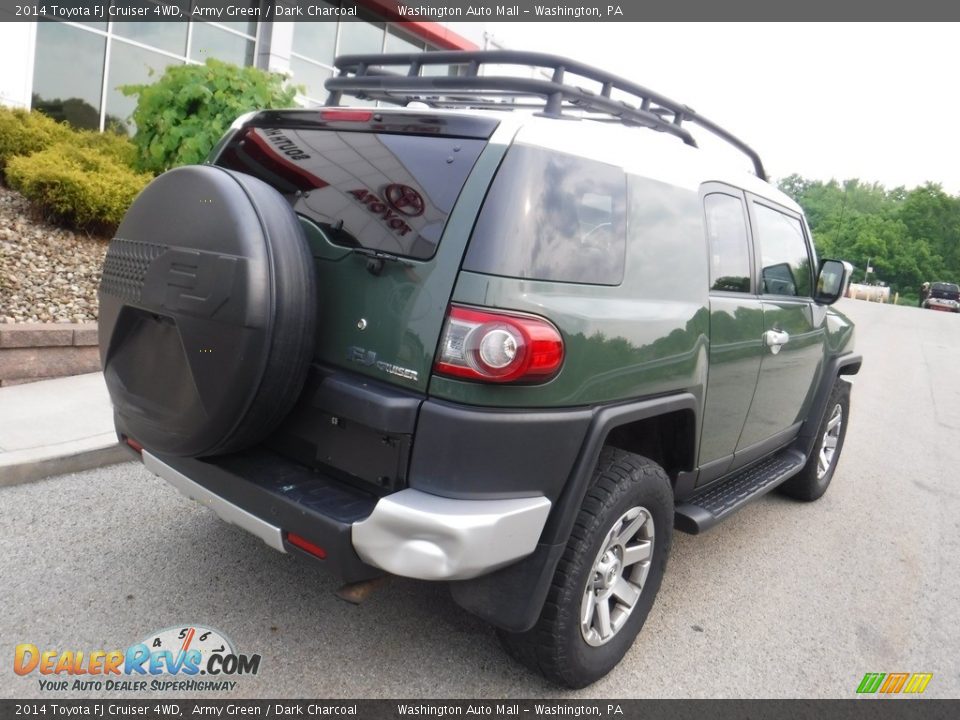 2014 Toyota FJ Cruiser 4WD Army Green / Dark Charcoal Photo #17