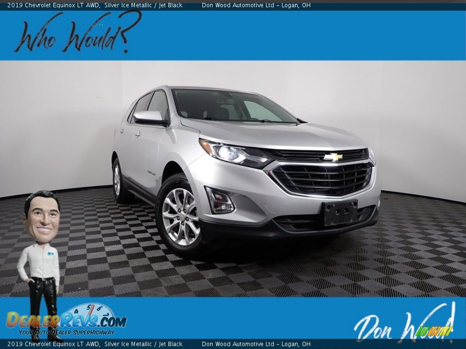 2019 Chevrolet Equinox LT AWD Silver Ice Metallic / Jet Black Photo #1