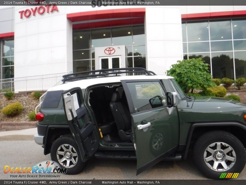 2014 Toyota FJ Cruiser 4WD Army Green / Dark Charcoal Photo #18