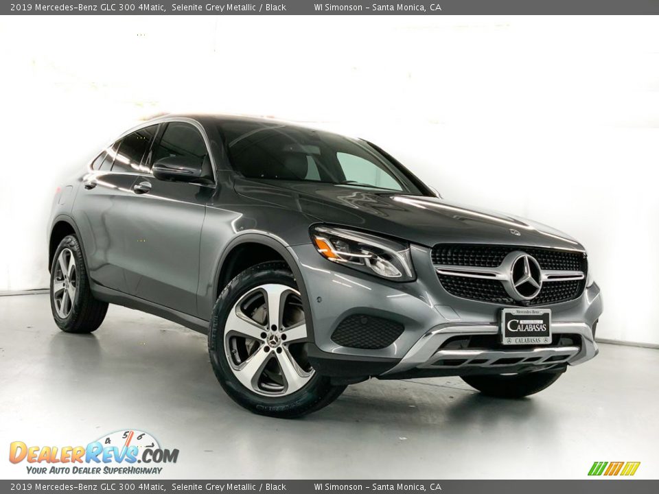 2019 Mercedes-Benz GLC 300 4Matic Selenite Grey Metallic / Black Photo #2
