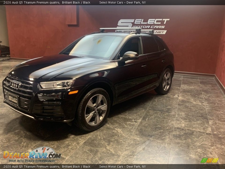 2020 Audi Q5 Titanium Premium quattro Brilliant Black / Black Photo #6