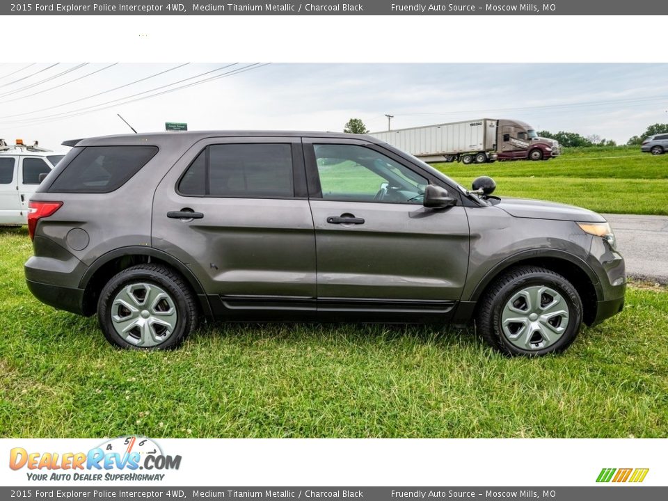 Medium Titanium Metallic 2015 Ford Explorer Police Interceptor 4WD Photo #2