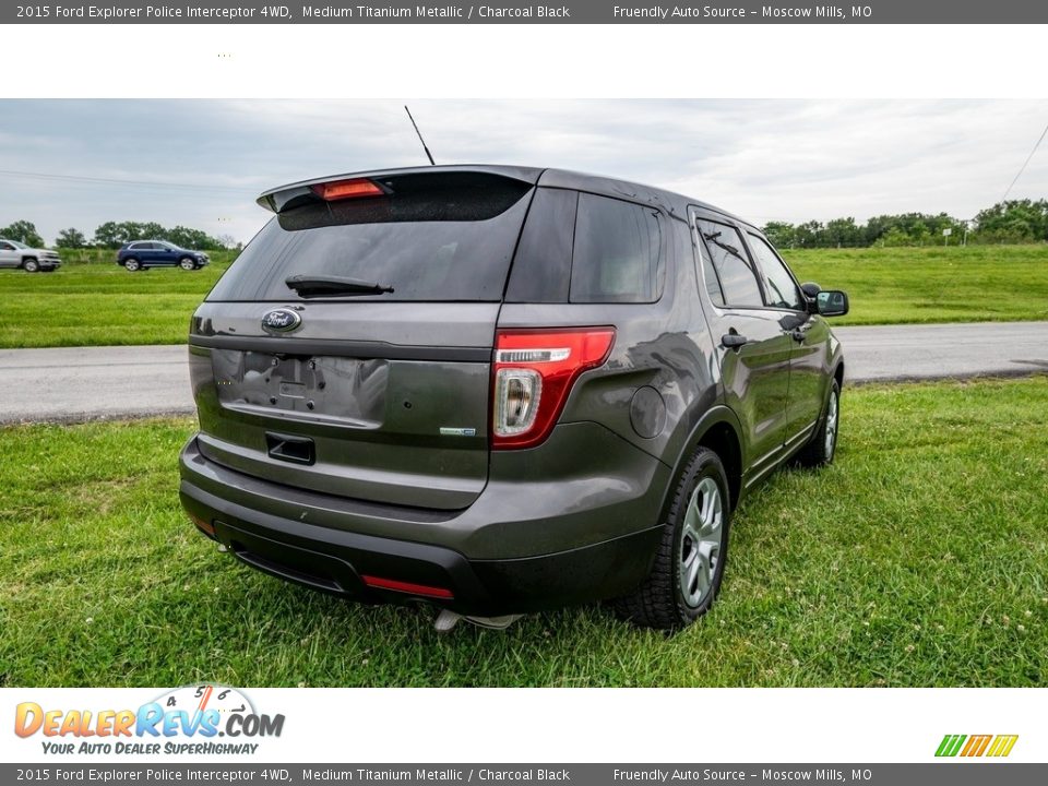 2015 Ford Explorer Police Interceptor 4WD Medium Titanium Metallic / Charcoal Black Photo #3