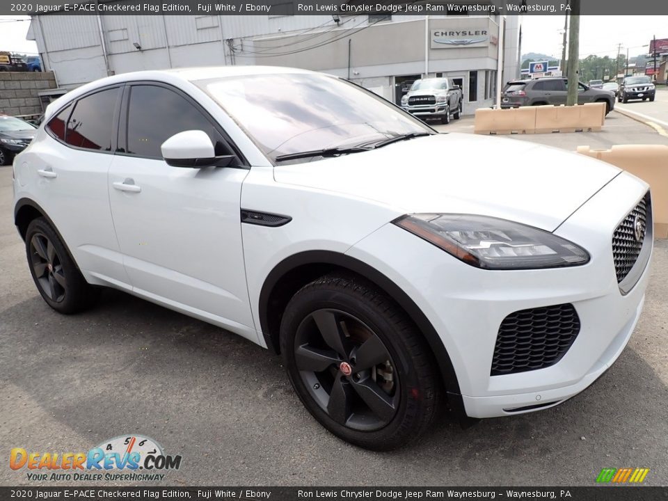 Front 3/4 View of 2020 Jaguar E-PACE Checkered Flag Edition Photo #4