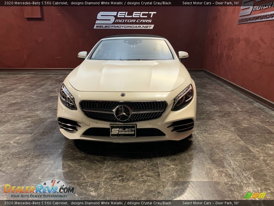 2020 Mercedes-Benz S 560 Cabriolet designo Diamond White Metallic / designo Crystal Gray/Black Photo #2