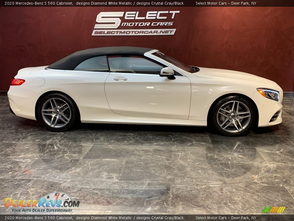 2020 Mercedes-Benz S 560 Cabriolet designo Diamond White Metallic / designo Crystal Gray/Black Photo #4