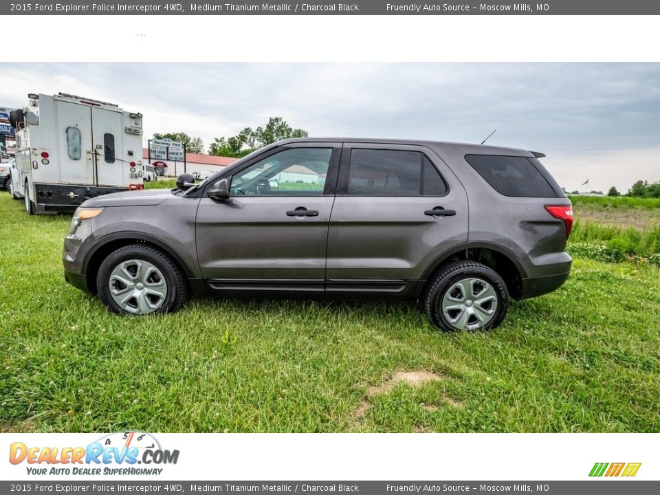 Medium Titanium Metallic 2015 Ford Explorer Police Interceptor 4WD Photo #6