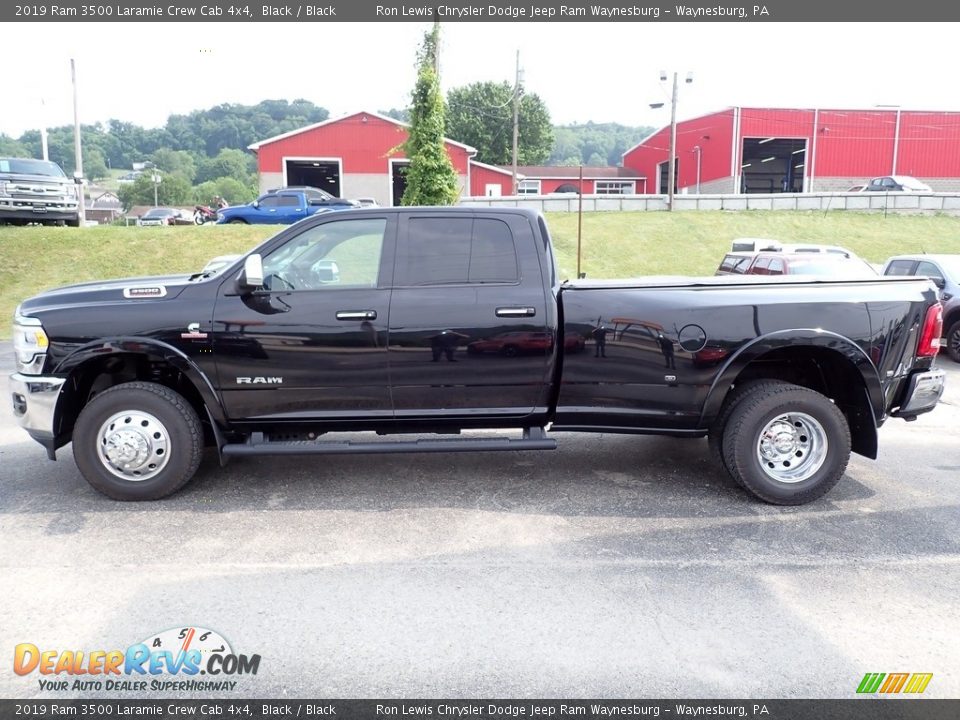 Black 2019 Ram 3500 Laramie Crew Cab 4x4 Photo #2