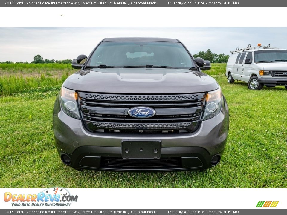 2015 Ford Explorer Police Interceptor 4WD Medium Titanium Metallic / Charcoal Black Photo #8