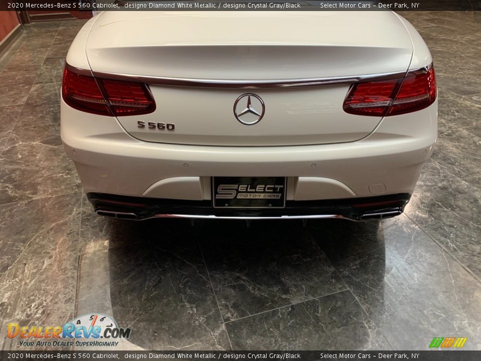 2020 Mercedes-Benz S 560 Cabriolet designo Diamond White Metallic / designo Crystal Gray/Black Photo #6