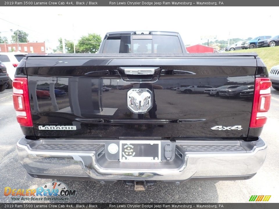 2019 Ram 3500 Laramie Crew Cab 4x4 Black / Black Photo #4