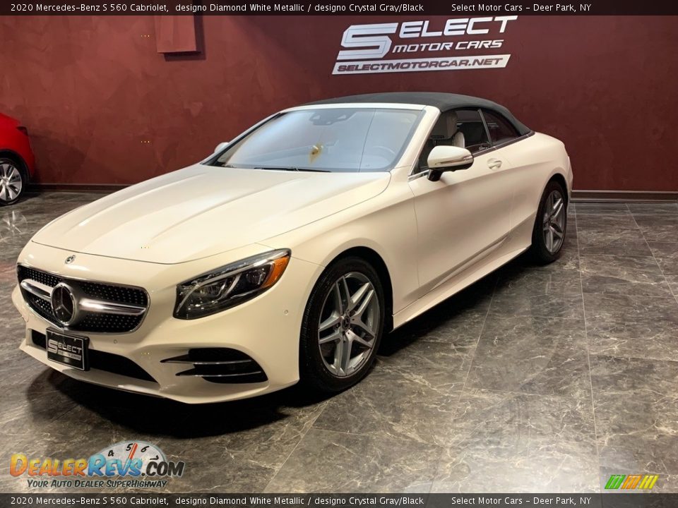 2020 Mercedes-Benz S 560 Cabriolet designo Diamond White Metallic / designo Crystal Gray/Black Photo #7