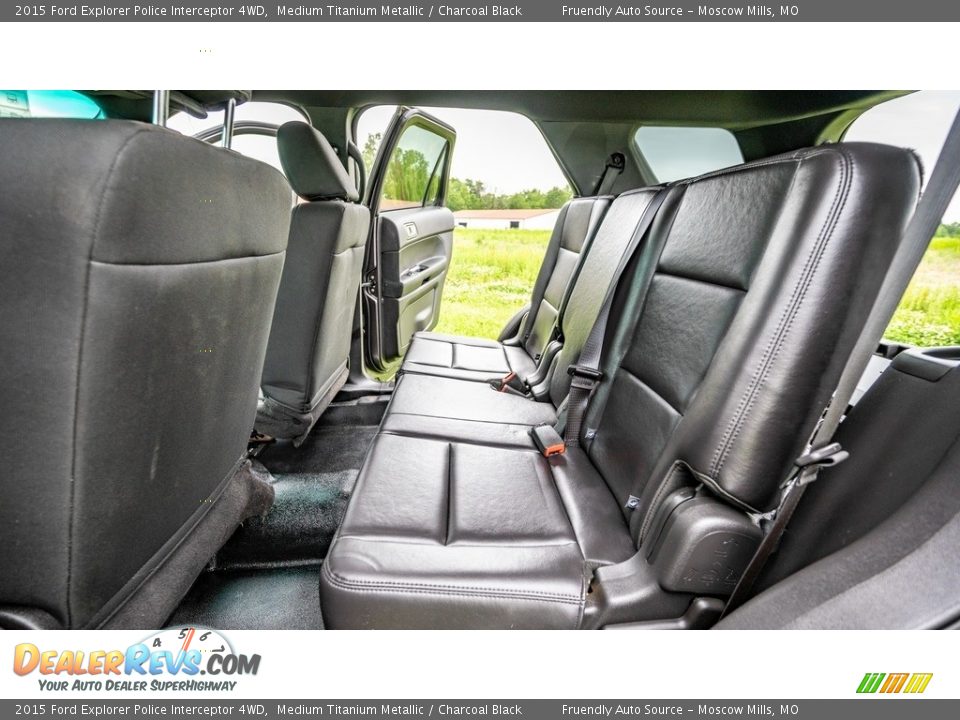 Rear Seat of 2015 Ford Explorer Police Interceptor 4WD Photo #10