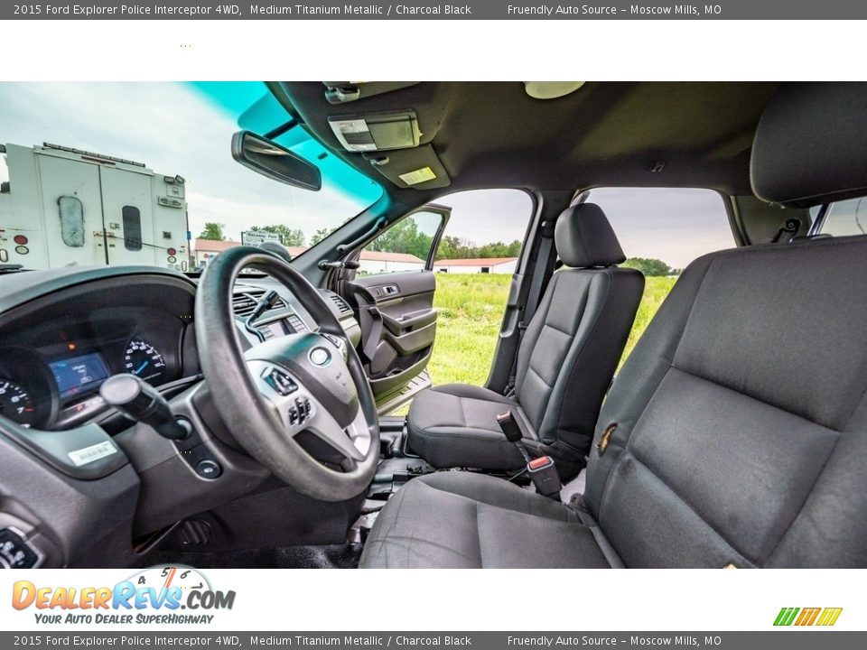 2015 Ford Explorer Police Interceptor 4WD Medium Titanium Metallic / Charcoal Black Photo #12