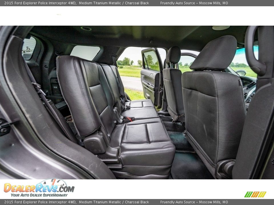 Rear Seat of 2015 Ford Explorer Police Interceptor 4WD Photo #13