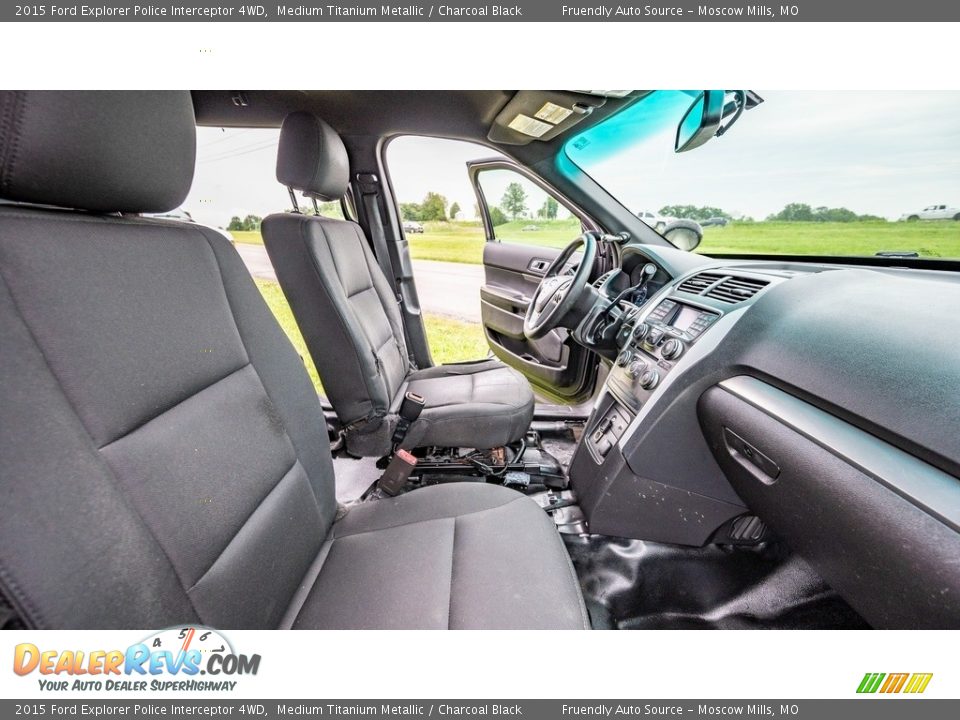 2015 Ford Explorer Police Interceptor 4WD Medium Titanium Metallic / Charcoal Black Photo #15