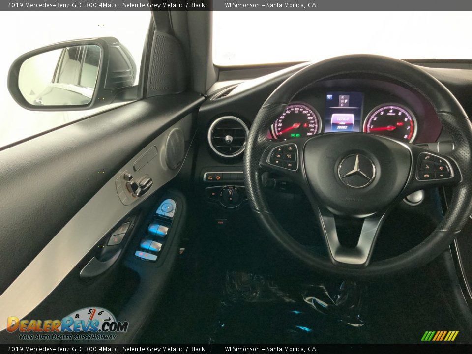 2019 Mercedes-Benz GLC 300 4Matic Selenite Grey Metallic / Black Photo #24