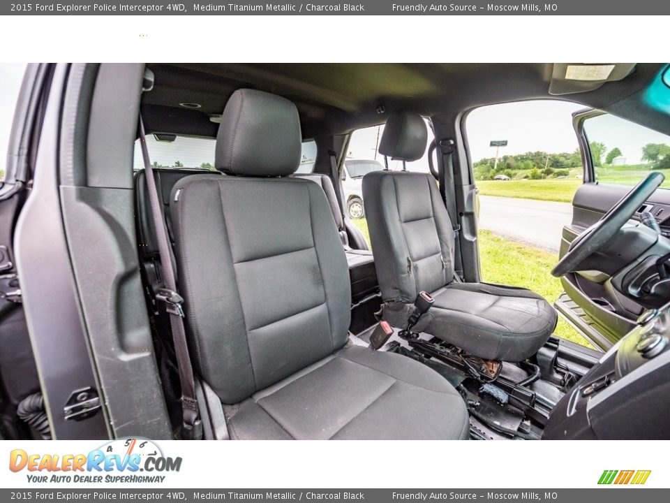 Front Seat of 2015 Ford Explorer Police Interceptor 4WD Photo #16