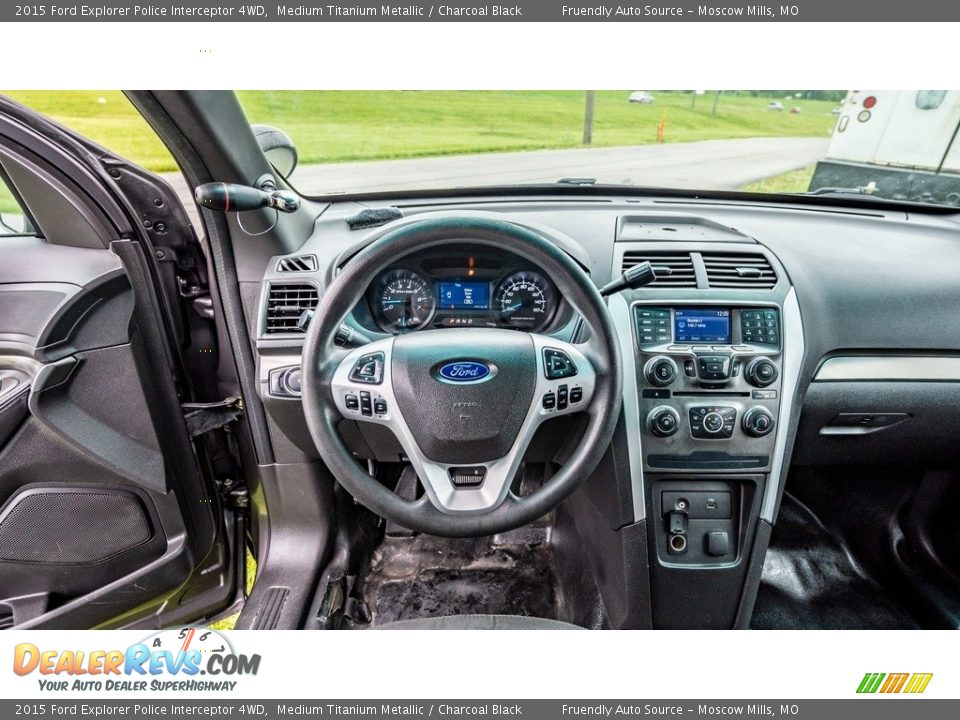 Dashboard of 2015 Ford Explorer Police Interceptor 4WD Photo #18