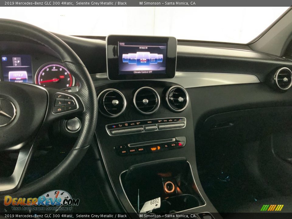 2019 Mercedes-Benz GLC 300 4Matic Selenite Grey Metallic / Black Photo #26