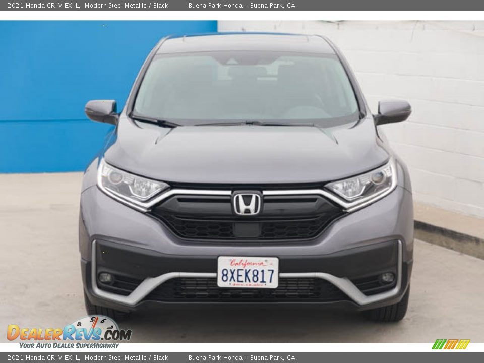 2021 Honda CR-V EX-L Modern Steel Metallic / Black Photo #7