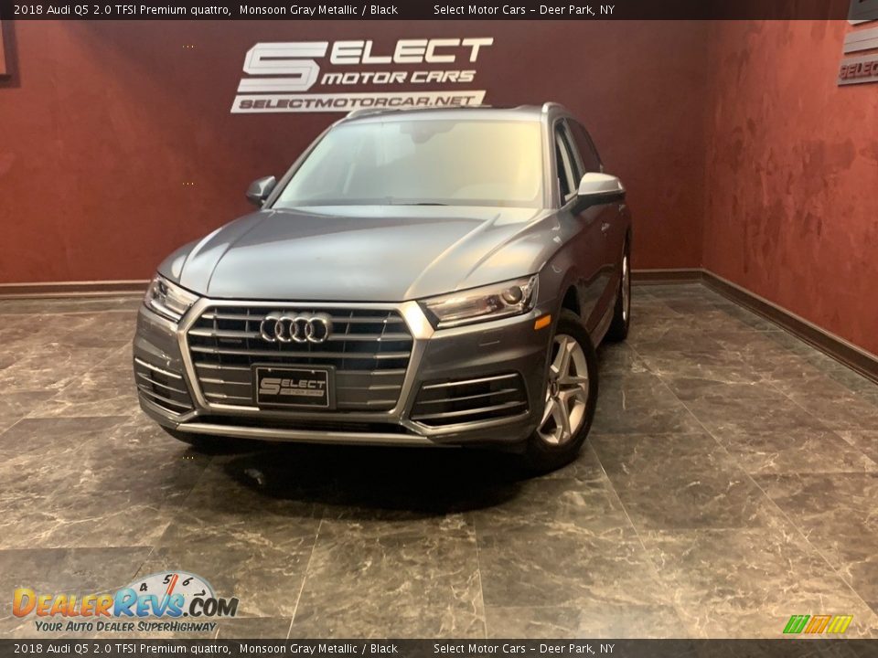 2018 Audi Q5 2.0 TFSI Premium quattro Monsoon Gray Metallic / Black Photo #1