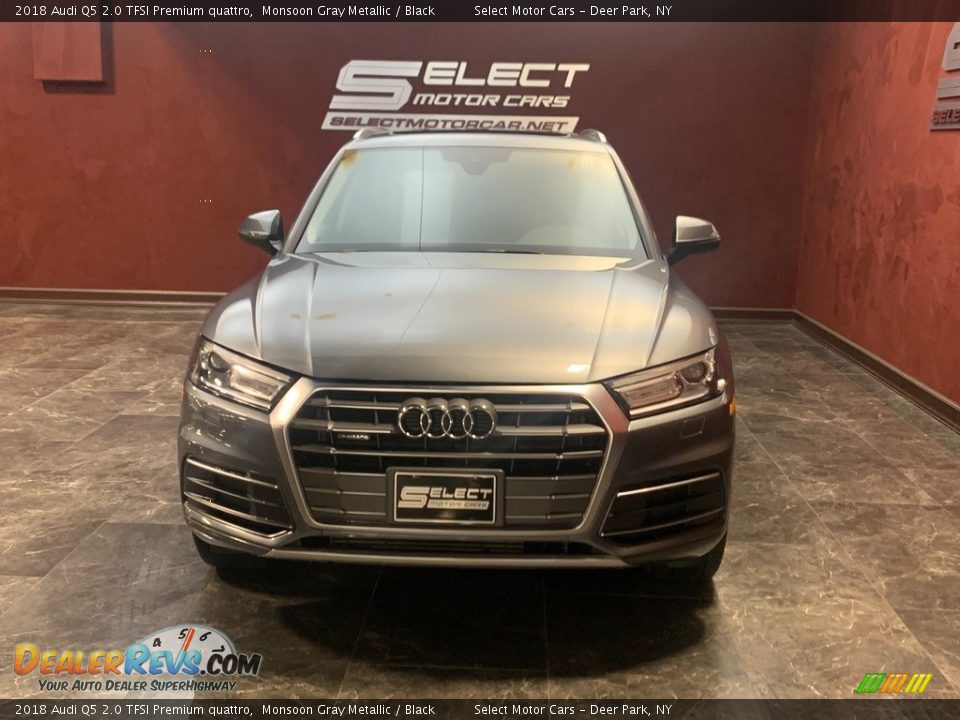 2018 Audi Q5 2.0 TFSI Premium quattro Monsoon Gray Metallic / Black Photo #2